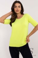 Sweter Damski Model DHJ-SW-9316.02P Fluo Yellow - Italy Moda