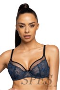 Biustonosz Soft Model Saddie M-3758/2 Blue/Black - Mat