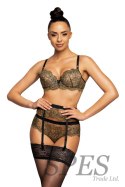 Biustonosz push up Biustonosz Push-up Model Chelsea M-3703/11 Khaki/Black - Mat