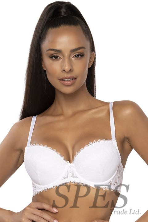 Biustonosz push up Biustonosz Push-up Model Elif M-3802/11 White - Mat