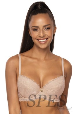 Biustonosz push up Biustonosz Push-up Model Estelle M-0198/11/1 Beige - Mat