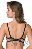 Biustonosz push up Biustonosz Push-up Model Frances M-3804/11 Beige/Black - Mat