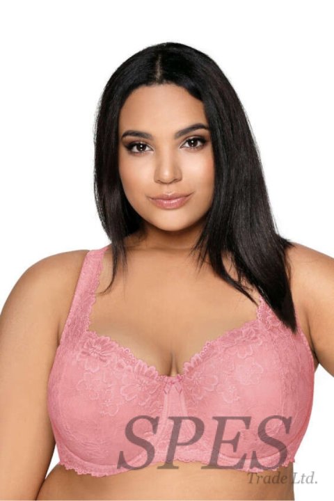 Biustonosz push up Biustonosz usztywniany Model Carmela Big M-053/22 Pink 2 - Mat