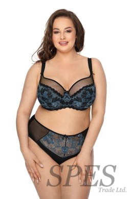 Biustonosz Soft Model Angel M-3329/2 Black/Blue - Mat