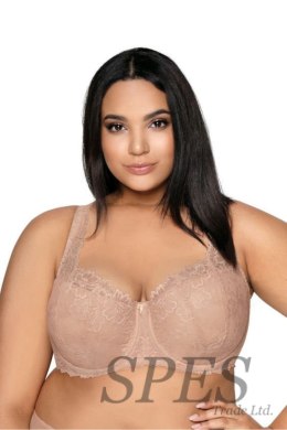 Biustonosz push up Biustonosz Usztywniany Model Carmela Big M-053/22 Beige - Mat