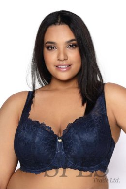 Biustonosz push up Biustonosz Usztywniany Model Carmela Big M-053/22 Navy - Mat