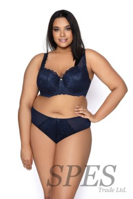 Biustonosz push up Biustonosz Usztywniany Model Carmela Big M-053/22 Navy - Mat