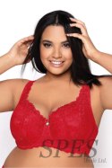 Biustonosz push up Biustonosz Usztywniany Model Carmela Big M-053/22 Red - Mat