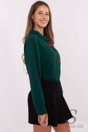 Koszula Damska Model MI-KS-91540.59P Dark Green - Italy Moda