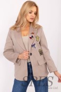 Marynarka Model DHJ-MA-A8770.47P Dark Beige - Italy Moda