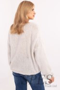 Sweter Damski Model MI-SW-64109.15X Light Grey - Italy Moda