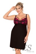 Koszulka nocna Koszulka Model Candy Plus Black - Donna