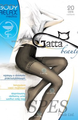 BODY RELAXMEDICA - Rajstopy damskie 20 DEN Gatta golden 4/L