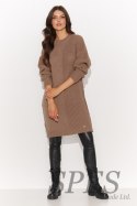 Sweter Damski Model NU_S92 Cappuccino - Numinou