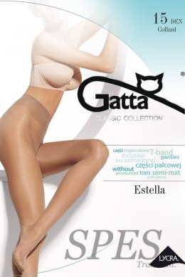 ESTELLA - Rajstopy damskie 15 DEN Gatta beige 2/S