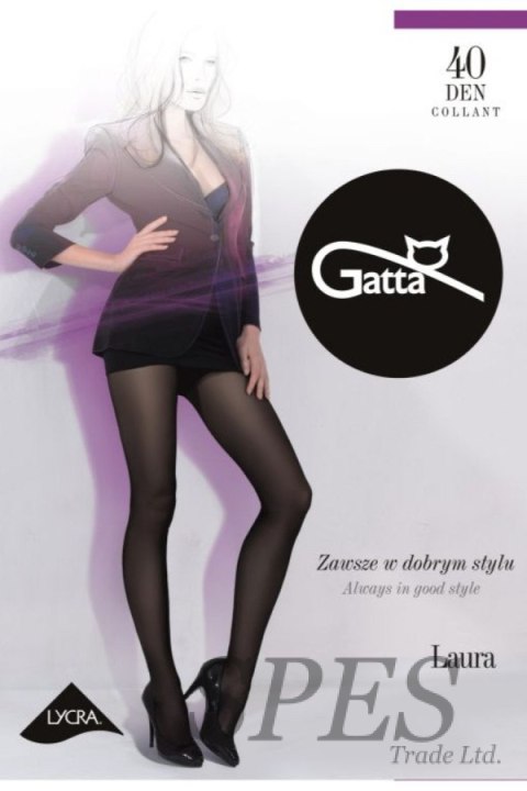 LAURA - Rajstopy damskie 40 DEN Gatta grigio 2/S