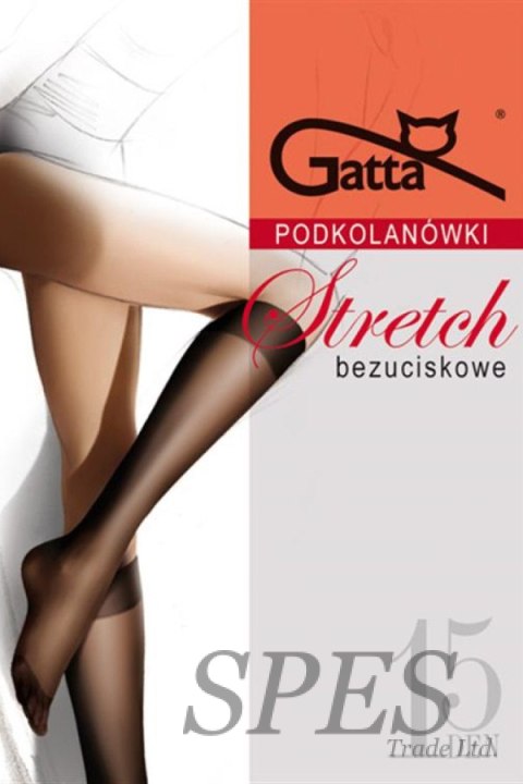 Podkolanówki Stretch Gatta 2-PAK grafit uniwersalny