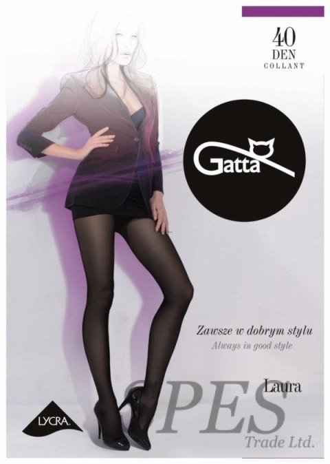 LAURA - Rajstopy damskie 40 DEN Gatta grafit 5/XL