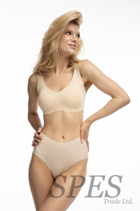 Biustonosz Soft Model Infinity Top Beige - Julimex