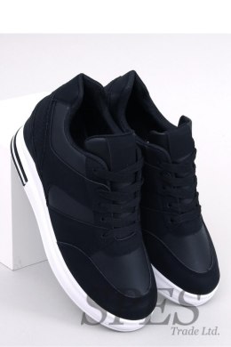 Sneakersy na koturnie RINNO BLACK - Inello