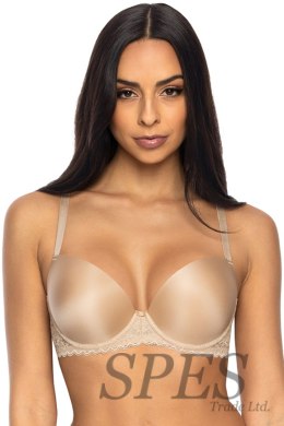 Biustonosz push up Biustonosz Push-up Model 0155/11/1 Jennifer II Beige - Mat