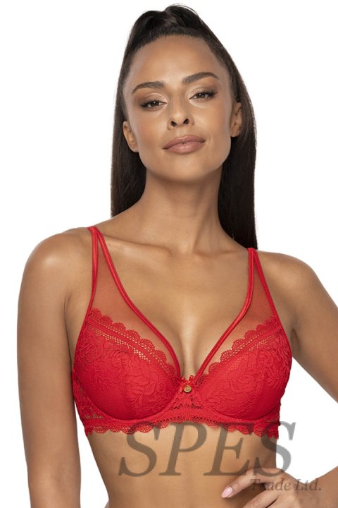 Biustonosz push up Biustonosz Push-up Model 0198/11 Estelle Red - Mat