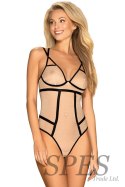 Body Model Nudelia Beige/Black - Obsessive