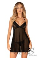 Komplet Model Latinesa babydoll Black - Obsessive