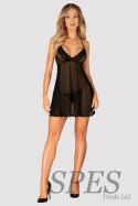 Komplet Model Latinesa babydoll Black - Obsessive