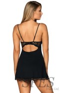 Komplet Model Luvae Babydoll Black - Obsessive