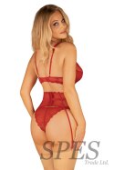 Pas do pończoch Model Lonesia Red - Obsessive