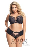 Biustonosz Soft Biustonosz Semi-Soft Model Alicante K647 Black - Gorsenia Lingerie