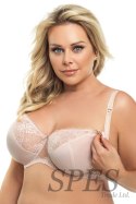 Biustonosz do karmienia Model Amy MK15 Beige - Gorsenia Lingerie