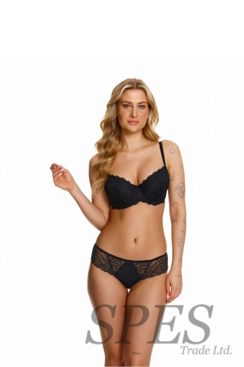 Biustonosz push up Biustonosz Push-up Model 151 cz Black - Lupo Line