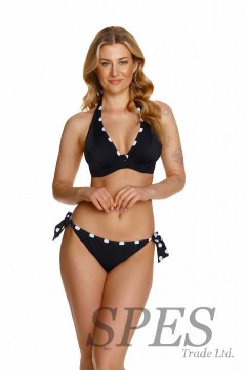 Kostium dwuczęściowy Biustonosz kąpielowy Bralet Model Paros Black - Lupo Line