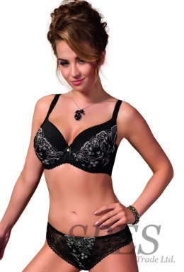 Biustonosz push up Biustonosz Usztywniany Model VB-242 Black - Vena