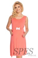 Koszulka nocna Koszula Nocna Ciążowa Model 0179 Coral - PeeKaBoo