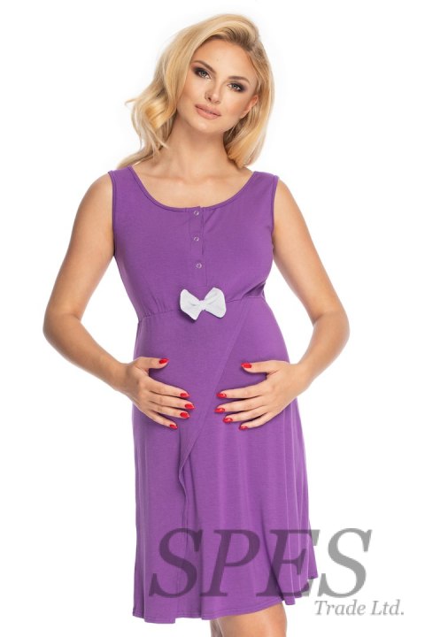 Koszulka nocna Koszula Nocna Ciążowa Model 0179 Violet - PeeKaBoo