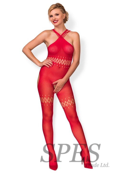 Bodystocking Model Demonic HH01020 Red - Hot in here