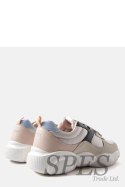 Beżowe buty sportowe damskie Lee Cooper LCWL-20-39-031 - Solea