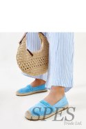 Niebieskie espadryle z cyrkoniami Abia - Solea