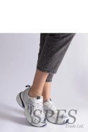 Niebieskie sportowe sneakersy damskie Ondina - Solea