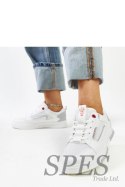 Białe sneakersy damskie CROSS JEANS - Solea