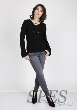 Sweter Kylie SWE 117 Czarny