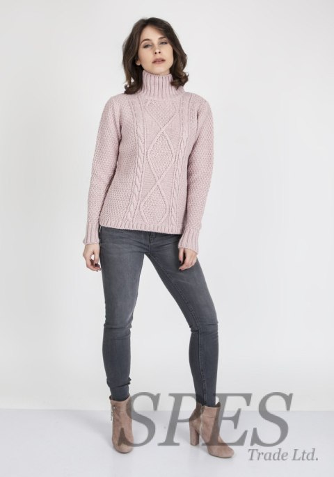 Sweter Estelle SWE 121 Pudrowy róż