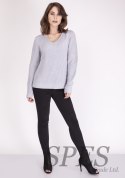 Sweter Victoria SWE 123 Jasny szary