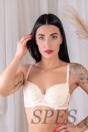 Biustonosz push up Biustonosz Push-up Model Rosa BL156SA Łosoś - Barbara Lingerie