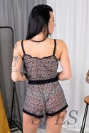 Piżama Kombinezon Model Leo BL514PA Panterka - Barbara Lingerie