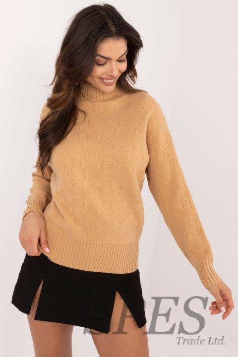 Sweter Damski Model AT-SW-2339.54 Camel - AT