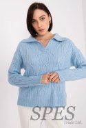 Sweter Damski Model AT-SW-2349-2.27 Light Blue - AT